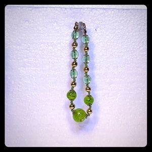 Glass bead bracelet